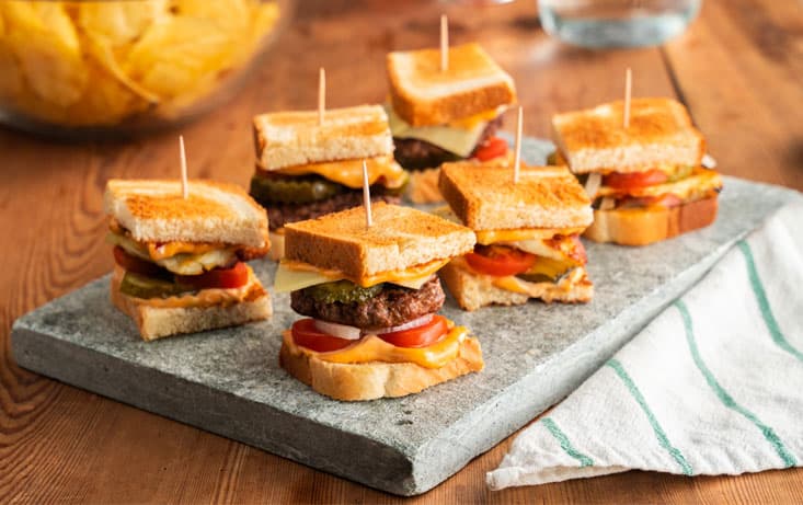 Mini-burgere med ristet brød | Pågen